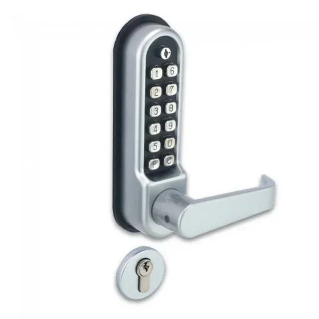 Serrure à code mécanique Jokey 1500 LOKOD nickel satiné réversible - Réf. 48106-J