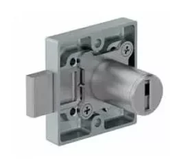 Serrure batteuse OJMAR 385716.222NI nickelée 22mm avec 2 clés