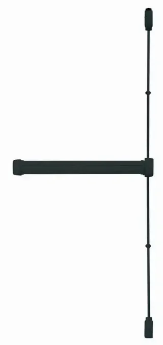 Serrure anti-panique coupe-feu Fluid noir JPM 3 points 900 mm