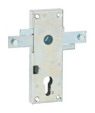 Serrure garage THIRARD 2 points latéraux verrouillage acier zingué porte basculante