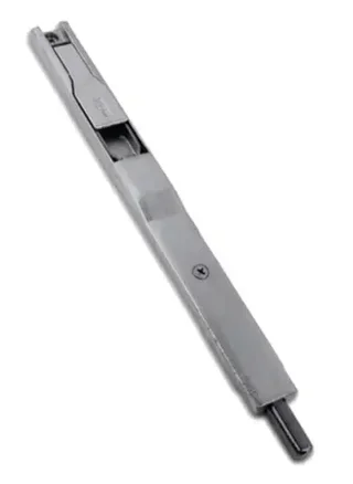 Verrou Titan Due FAPIM rainure 12x15 mm gris 220 mm zamac inox