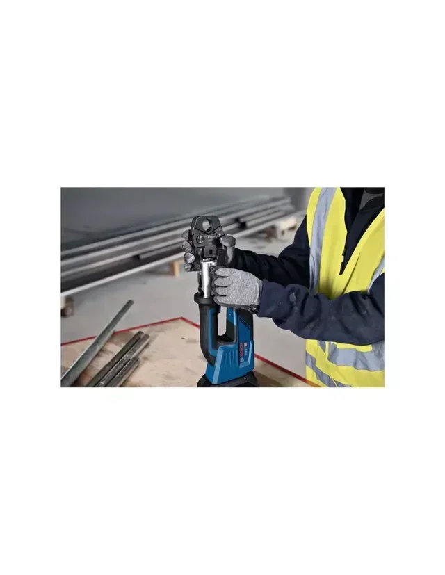 Sertisseuse sans fil Bosch GPT 18V-19 avec mâchoires TH16/20/26 et coffret L-BOXX 238