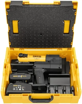 Sertisseuse radiale REMS Akku-Press E 22V 32kN sans fil coffret L-Boxx