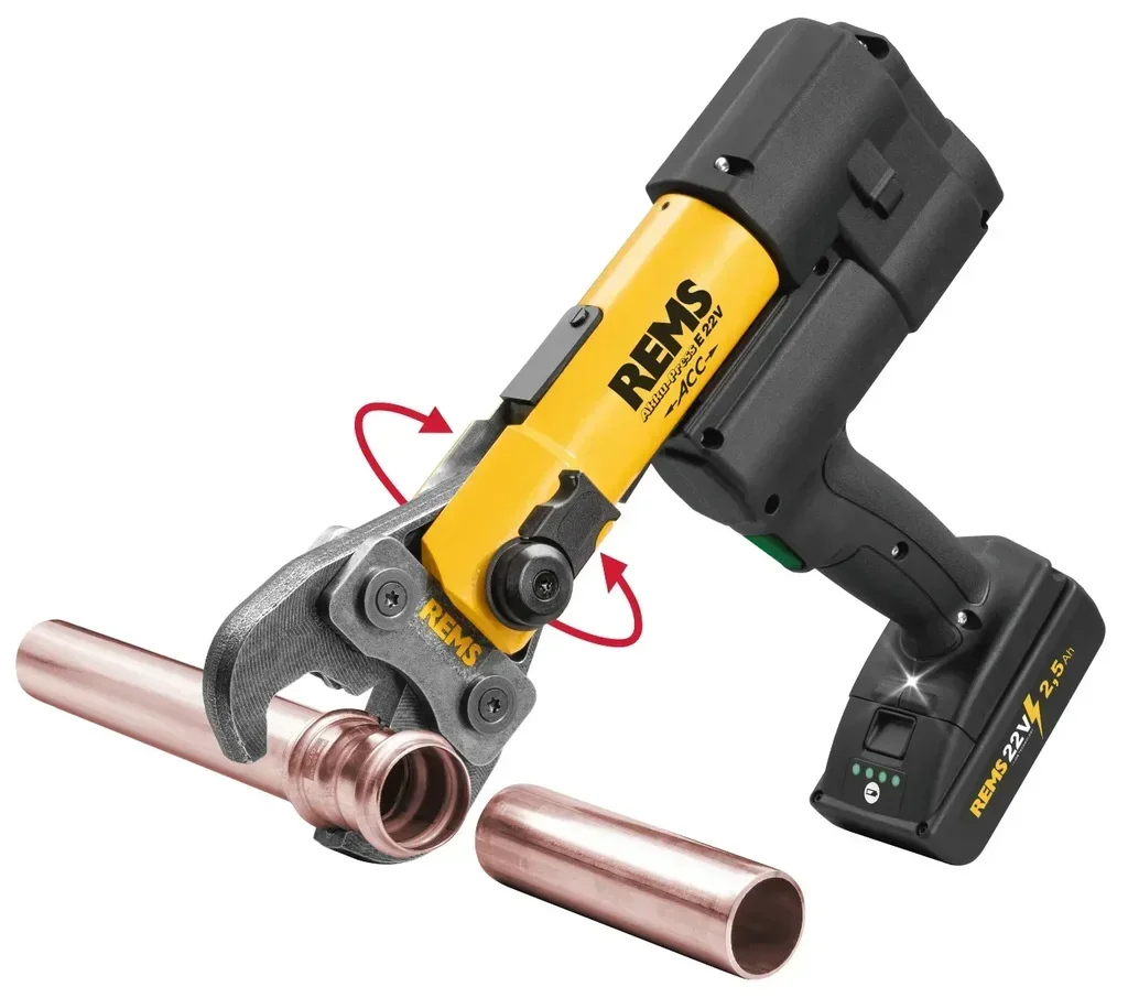 Sertisseuse radiale REMS Akku-Press E 22V 32kN sans fil coffret L-Boxx