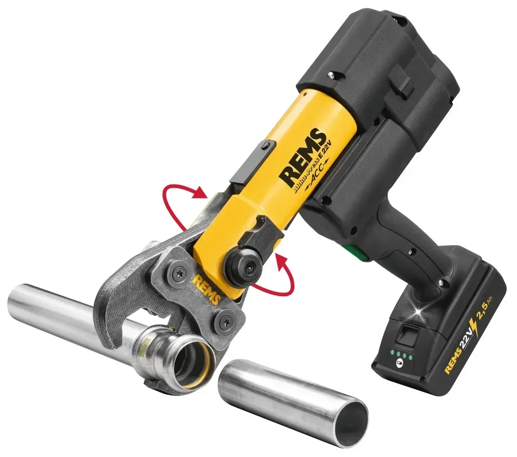 Sertisseuse radiale REMS Akku-Press E 22V 32kN sans fil coffret L-Boxx