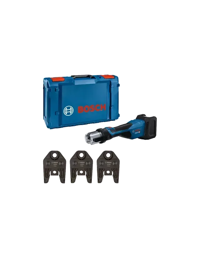 Sertisseuse sans fil Bosch GPT 18V-32 Professional avec 3 mâchoires TH16/20/26 et coffret XL-BOXX