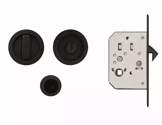 Set 2 poignées porte rosace inox KARCHER DESIGN EPD3 contemporain