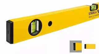 STABILA Classic 70 Wasserwaagen-Set - 40/60/100 cm - Genauigkeit ±0,5 mm/m - Profi-Messwerkzeug