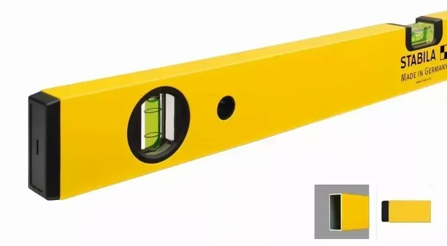 STABILA Classic 70 Wasserwaagen-Set - 40/60/100 cm - Genauigkeit ±0,5 mm/m - Profi-Messwerkzeug