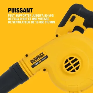 Souffleur à feuilles 18V XR DEWALT DCV100-XJ compact sans fil