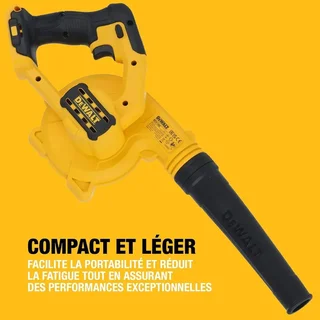Souffleur à feuilles 18V XR DEWALT DCV100-XJ compact sans fil