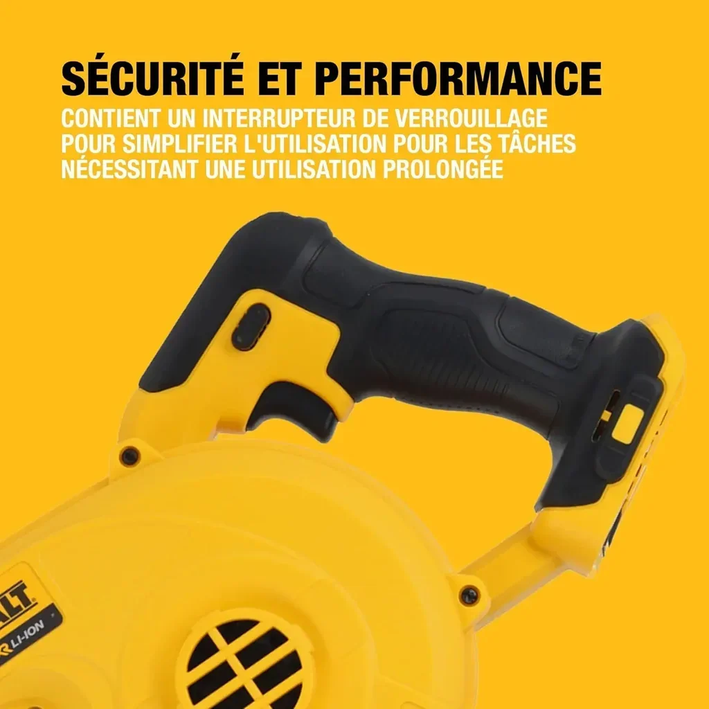 Souffleur à feuilles 18V XR DEWALT DCV100-XJ compact sans fil