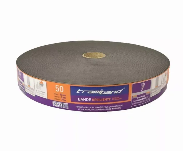 Acoustic underlay Tramiband SR TRAMICO 25x5mm - 20m roll