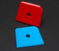 Espátula de silicona acrílica roja SILNET SPR PRUNIER SAS 80x90mm - Herramienta profesional para vidrieros