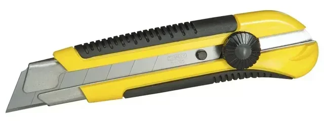 Cutter Stanley FatMax 25mm Bimateriale Dynagrip Lama Spezzabile 7 Segmenti