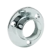 Support latéral tube rond chromé Ø 20 mm MANART M724/20CR