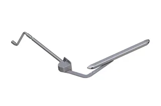 Soporte fijación izquierda persiana MONIN aluminio anodizado 400mm 152240