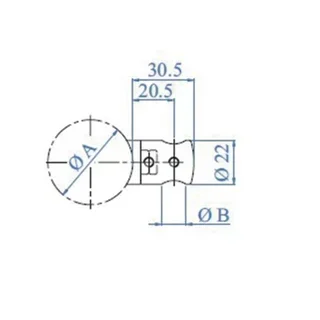 Support transversal plat barre Ø12mm INDIA inox 304 fixation murale E00692