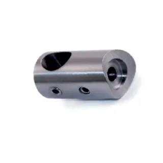 Support transversal plat barre Ø12mm INDIA inox 304 fixation murale E00692