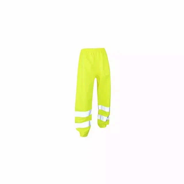 High visibility class 2 waterproof overpants fluorescent yellow XL