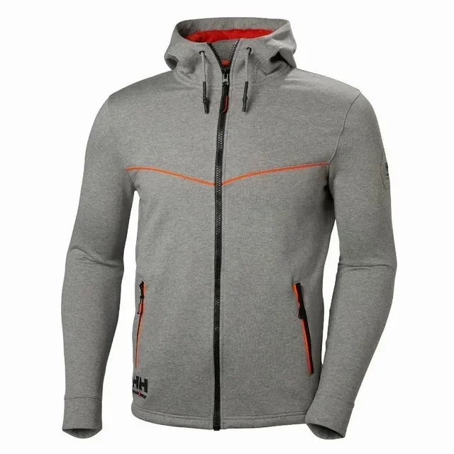 Helly Hansen Chelsea Evolution Grau melierter Kapuzenpullover 79197