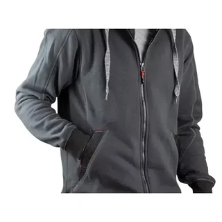 LMA CHARPENTE 8048 Kapuzenjacke mit Reißverschluss - 320 g/m² gebürstete Baumwoll-Polyester-Fleece