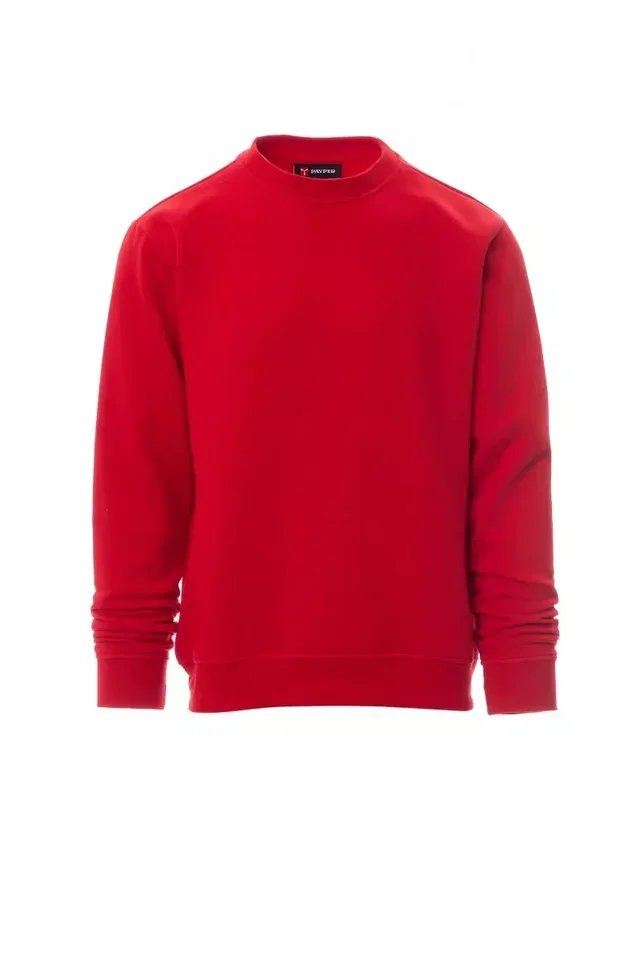 Felpa uomo spazzolata 260g PAYPER New Orleans grigio melange