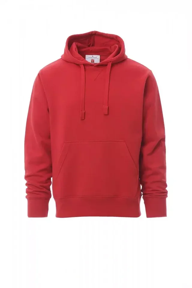 Sweat-shirt brossé homme Toronto PAYPER rouge 280g - XS