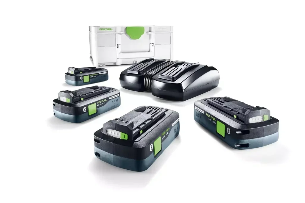 Kit Batterie TCL 6 Duo Festool SYS 18V 4x4Ah + Caricabatterie 577104