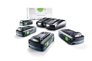 Pack Baterías TCL 6 Duo Festool SYS 18V 4x4Ah + Cargador 577104