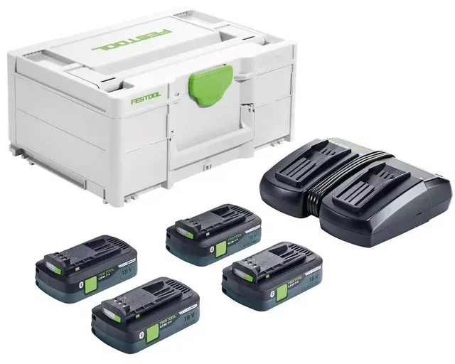 Pack Baterías TCL 6 Duo Festool SYS 18V 4x4Ah + Cargador 577104