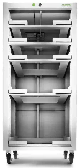 Systainer de transporte FESTOOL SYS-PORT 1000/2 con ruedas giratorias y cajones modulares - Ref. 491922