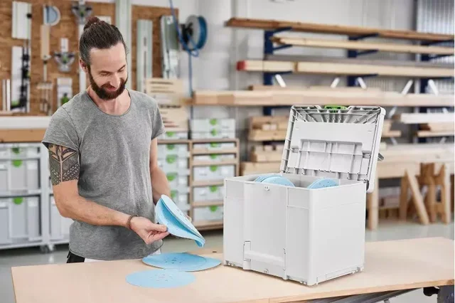 Systainer Festool Granat D225 - Kit 100 abrasifs P80-P220 pour ponceuse rotative