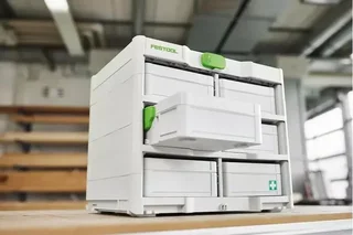 Systainer³ Rack Festool SYS3-RK/6 M 337 - Étagère 6 compartiments avec Mini-Systainer