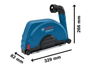 Sistema aspirazione polvere BOSCH GDE 230 FC-S per smerigliatrice 1600A003DL