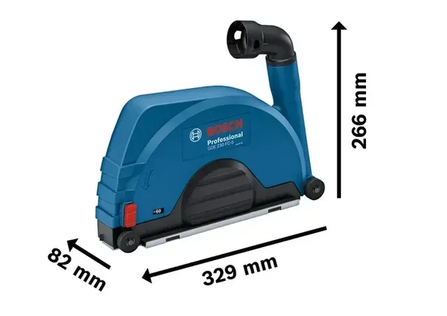 Sistema aspirazione polvere BOSCH GDE 230 FC-S per smerigliatrice 1600A003DL
