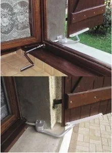 Sistema di fissaggio a parete BoyDroit MONIN alluminio anodizzato 400mm