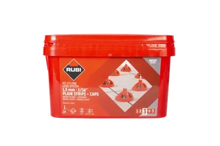 Sistema di Livellamento Piastrelle RUBI Cyclone 3mm 100 Distanziatori a Croce 300 Cunei