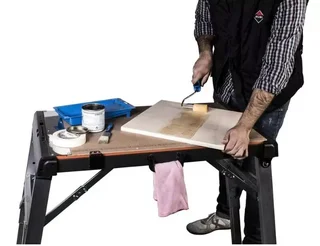 Tavolo Multiuso 4 in 1 RUBI 66924 - Banco da Lavoro, Ponteggio, Carrello, Barella