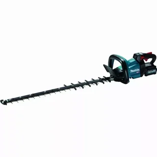 Taille-haie sans fil Makita XGT 40V 75 cm avec 2 batteries 4Ah et chargeur rapide