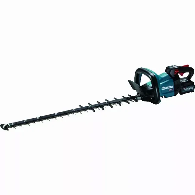 Taille-haie sans fil Makita XGT 40V 75 cm avec 2 batteries 4Ah et chargeur rapide