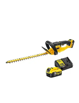 Taille-haie sans fil DEWALT XR 18V 5Ah - 55 cm lames dual action