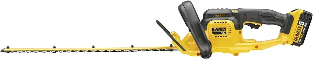 Taille-haie sans fil DEWALT XR 18V 5Ah - 55 cm lames dual action