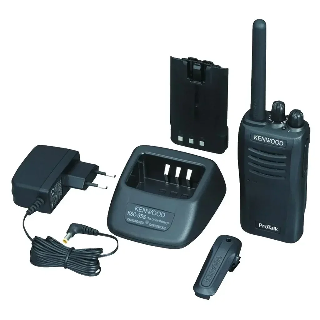 Kenwood TK-3501E Pro PMR446 Funkgerät Lizenzfrei 16 Kanäle Walkie Talkie