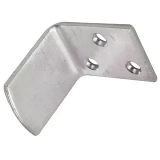 Taquet d'étagère équerre métallique zinguée 50x50mm QDCR