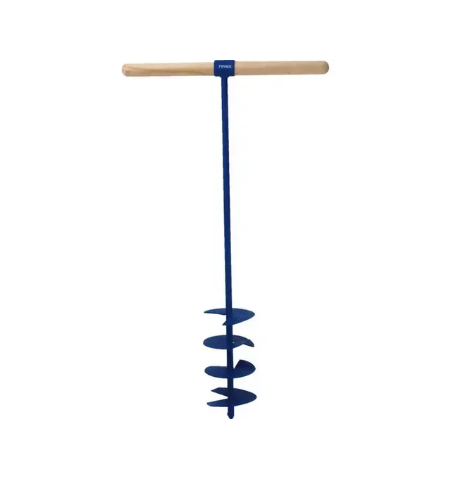 REVEX 17540 Auger Drill Bit Ø150mm - Professional Drilling Tool Wooden Handle 110cm