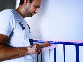 Ruban masquage rose Tesa 4333 surfaces délicates précision 50m