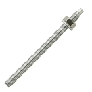 M12 x 160 mm zinc-plated steel threaded rod SCELL-IT chemical anchoring