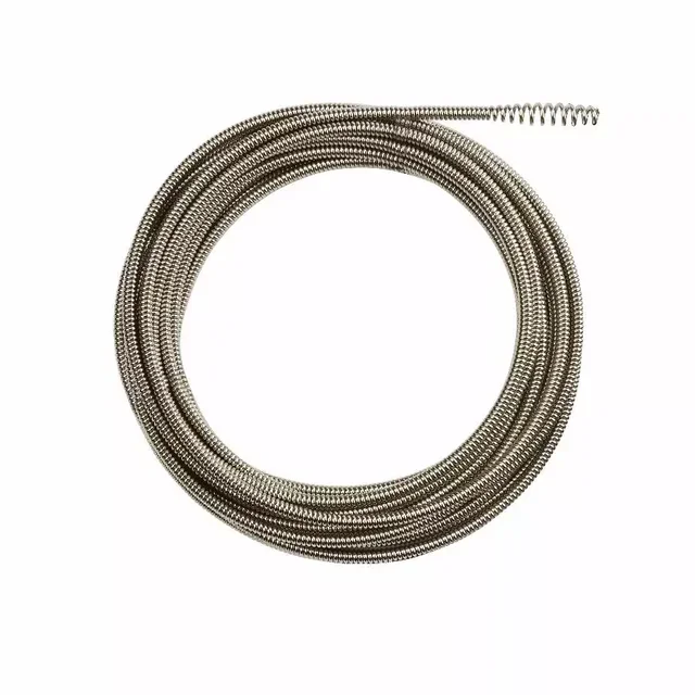 Flexible spiral drain snake Milwaukee 6mm x 10.5m for M18 PF drain cleaner