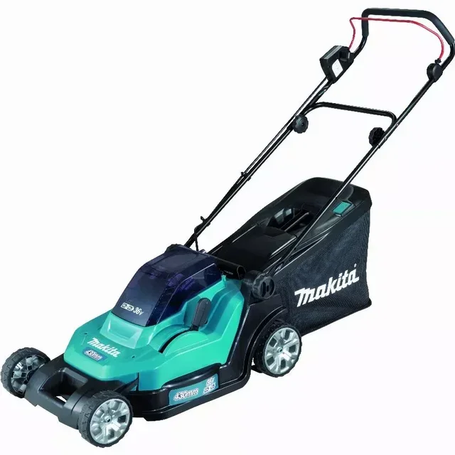 Tondeuse MAKITA DLM432CT2 36V 43 cm avec 2 batteries 5Ah et chargeur